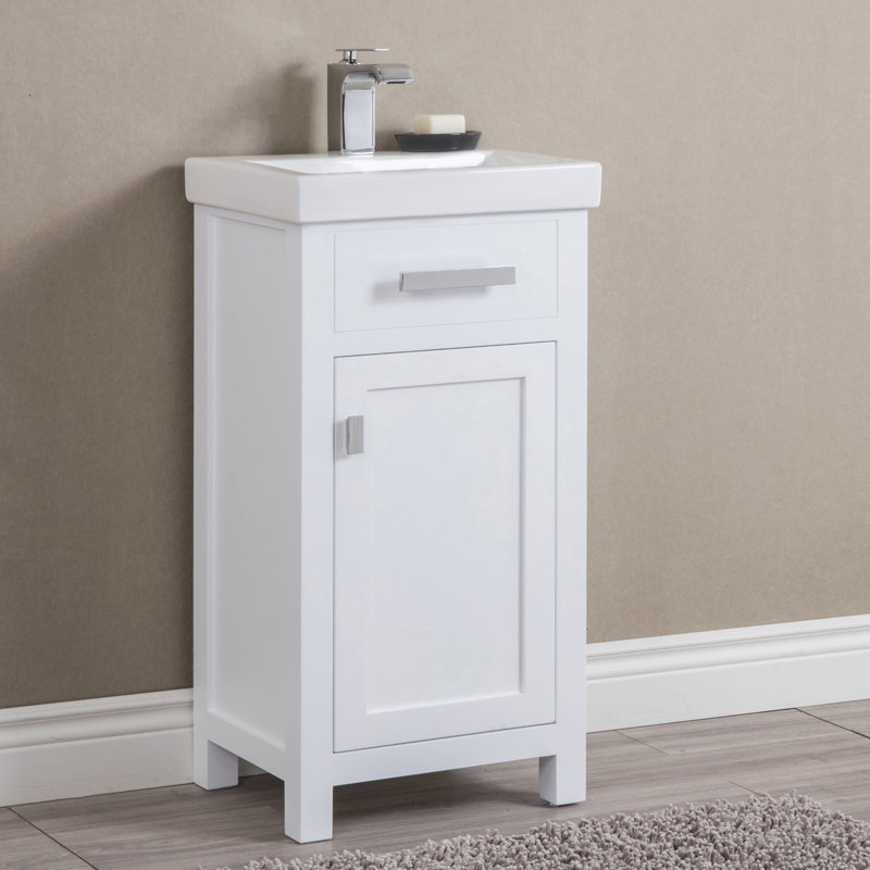 Zipcode Design Knighten 18" Single Bathroom Vanity Set & Reviews